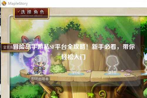 冒险岛手游私SF平台全攻略！新手必看，带你轻松入门