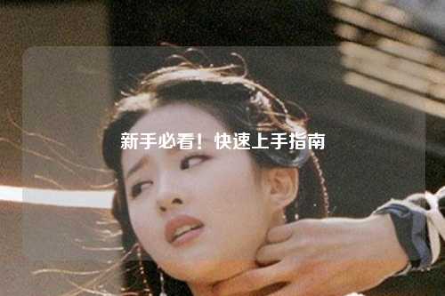 新手必看！快速上手指南